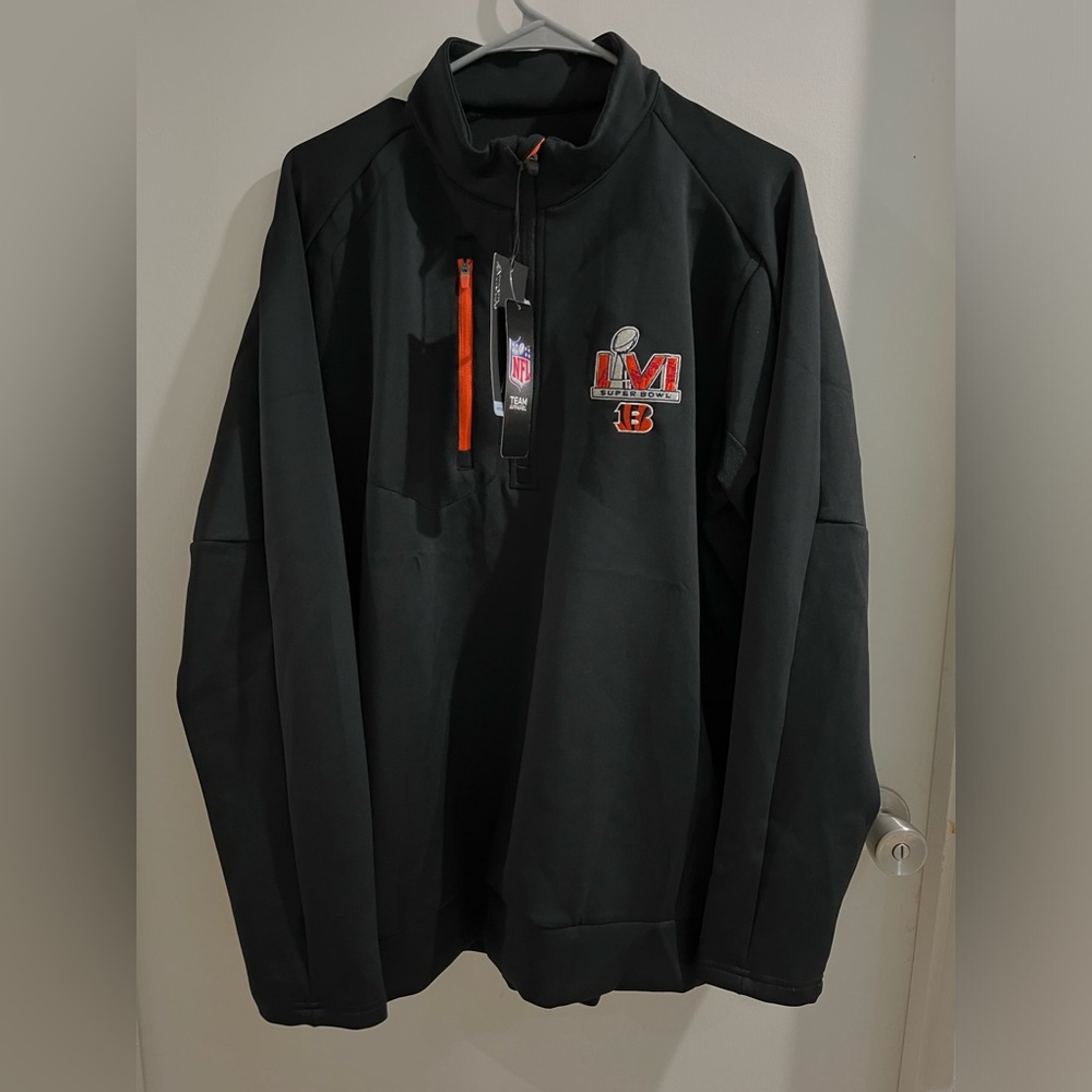 Antigua Black NFL Cincinnati Bengals Pullover, size XL, new!